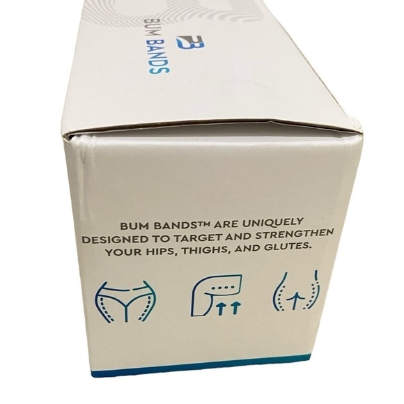 NWT Compressa Bum Bands resistance workout exercise elastic bands 3 pair - Picture 3 of 8